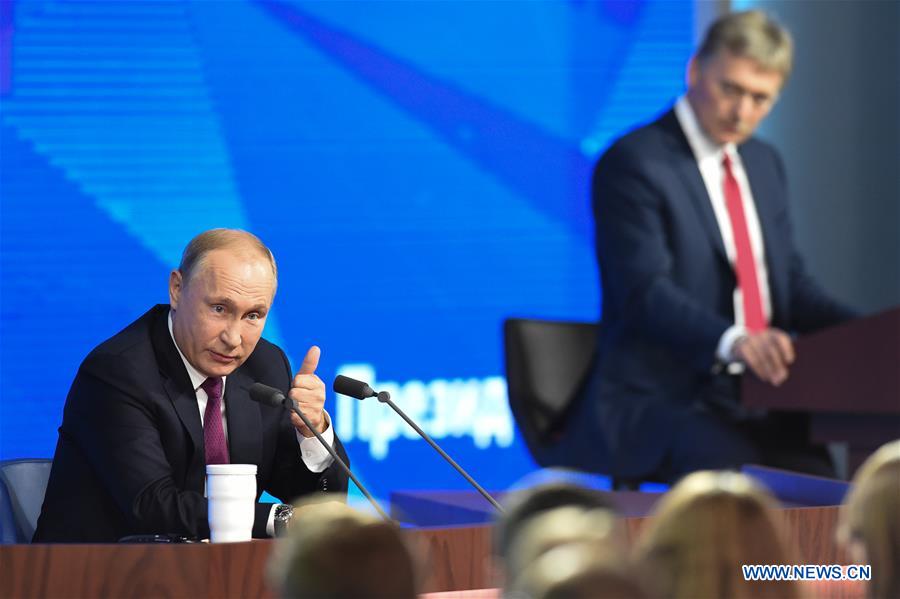 RUSSIA-MOSCOW-PUTIN-PRESS CONFERENCE