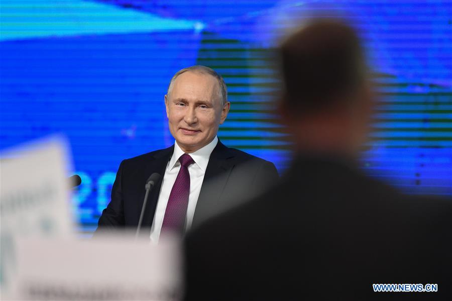 RUSSIA-MOSCOW-PUTIN-PRESS CONFERENCE