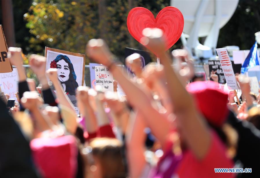 U.S.-2018 NEWS IN PICTURES FROM A TO Z-W FOR WOMEN'S MARCH