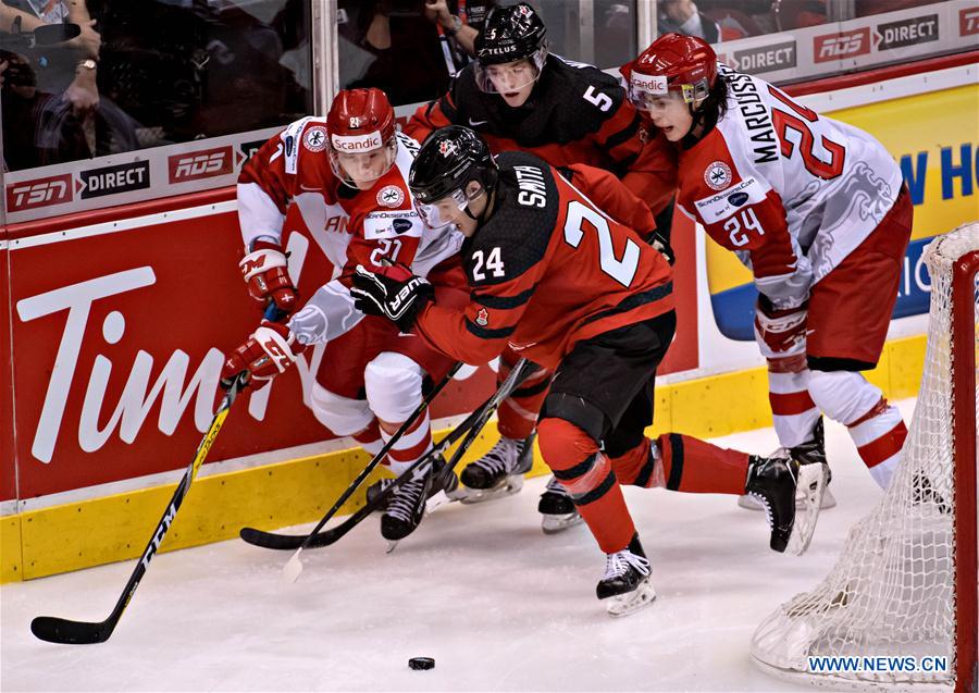 (SP)CANADA-VANCOUVER-INTERNATIONAL-ICE HOCKEY-IIHF WORLD JUNIOR CHAMPIONSHIP-CANADA VS DENMARK