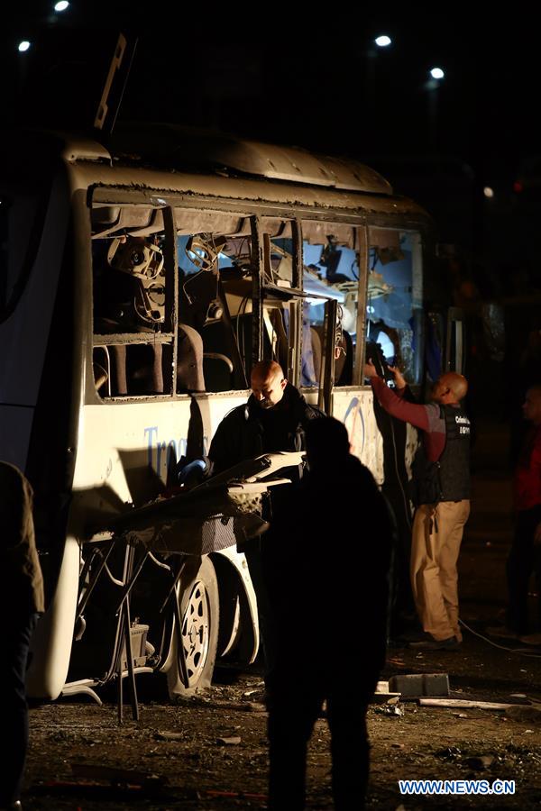 EGYPT-GIZA-BUS BLAST