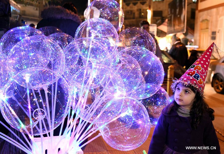 SYRIA-DAMASCUS-NEW YEAR CELEBRATION