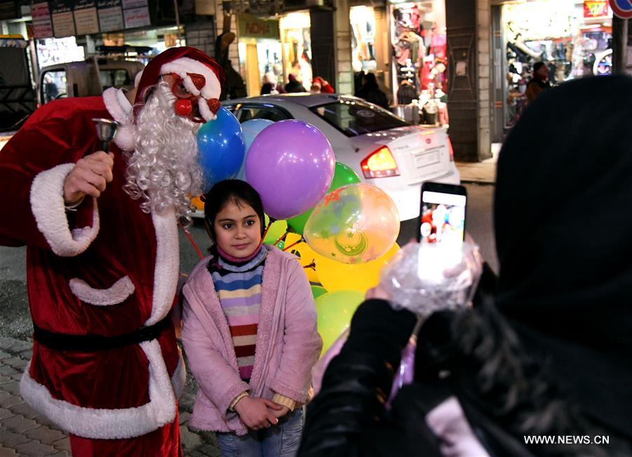 SYRIA-DAMASCUS-NEW YEAR CELEBRATION