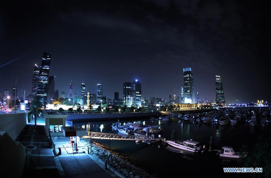 KUWAIT-KUWAIT CITY-NIGHT VIEW