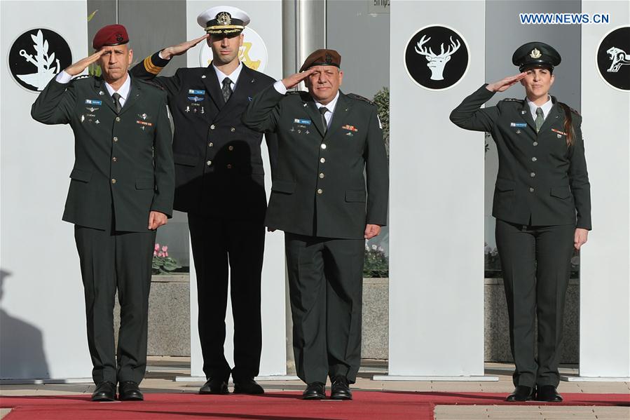 ISRAEL-TEL AVIV-IDF-CHIEF OF STAFF-HANDOVER CEREMONY