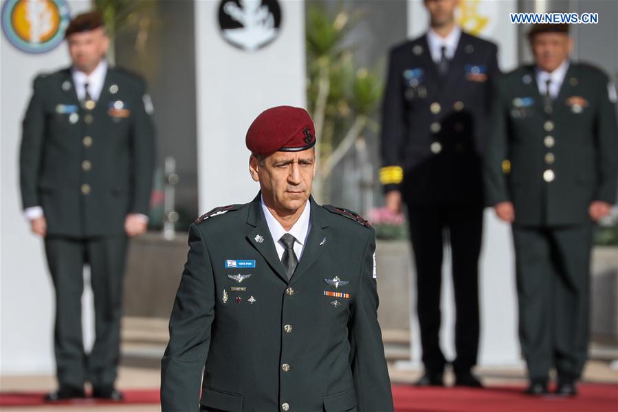 ISRAEL-TEL AVIV-IDF-CHIEF OF STAFF-HANDOVER CEREMONY