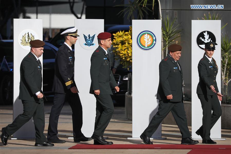 ISRAEL-TEL AVIV-IDF-CHIEF OF STAFF-HANDOVER CEREMONY