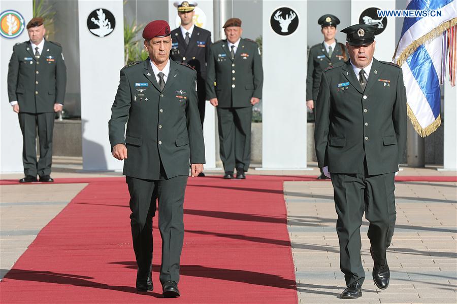 ISRAEL-TEL AVIV-IDF-CHIEF OF STAFF-HANDOVER CEREMONY