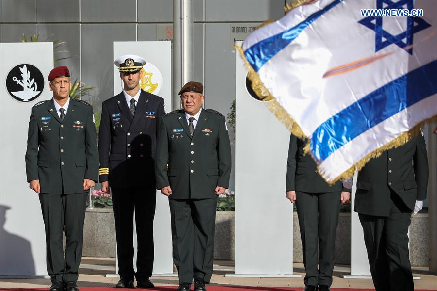 ISRAEL-TEL AVIV-IDF-CHIEF OF STAFF-HANDOVER CEREMONY