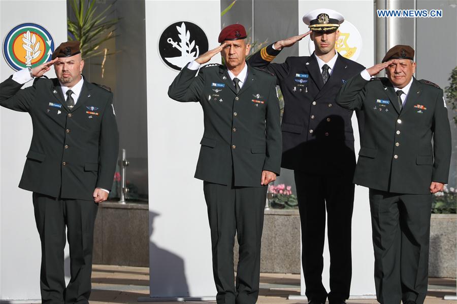 ISRAEL-TEL AVIV-IDF-CHIEF OF STAFF-HANDOVER CEREMONY