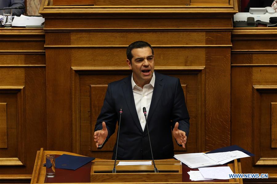 GREECE-ATHENS-GOVERNMENT-CONFIDENCE VOTE-WINNING