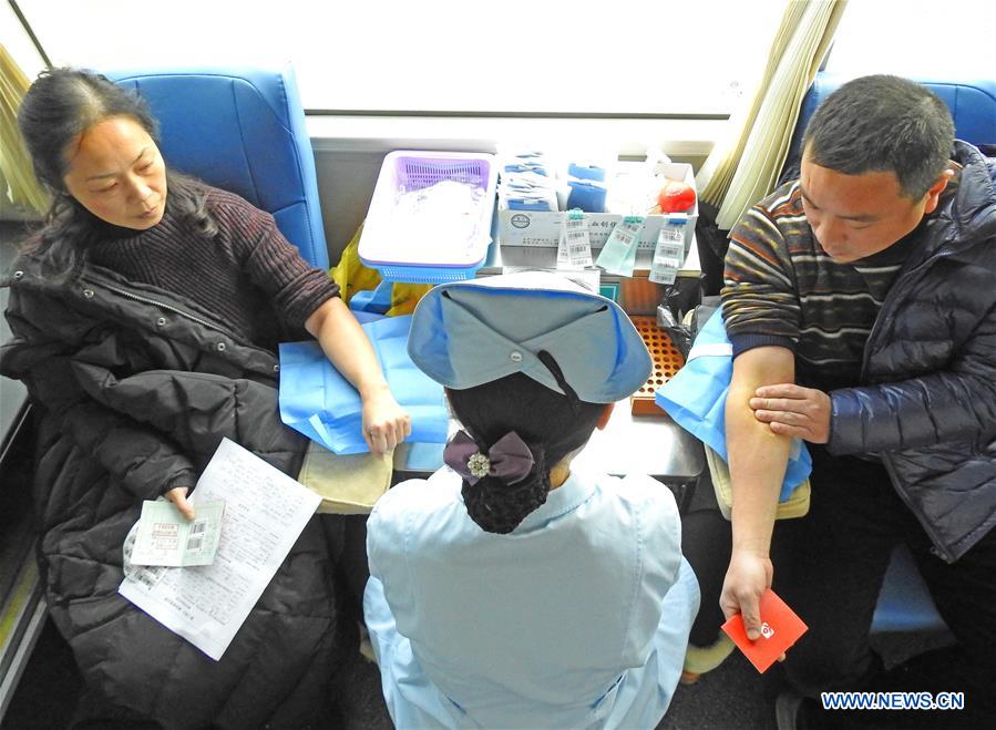 #CHINA-BLOOD DONATION (CN)