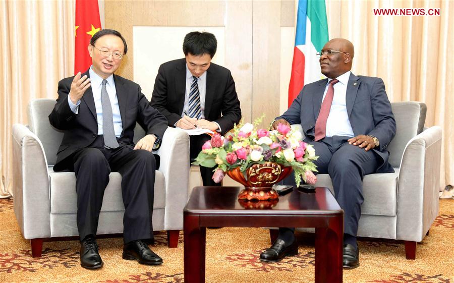 EQUATORIAL GUINEA-CHINA-YANG JIECHI-MEETING