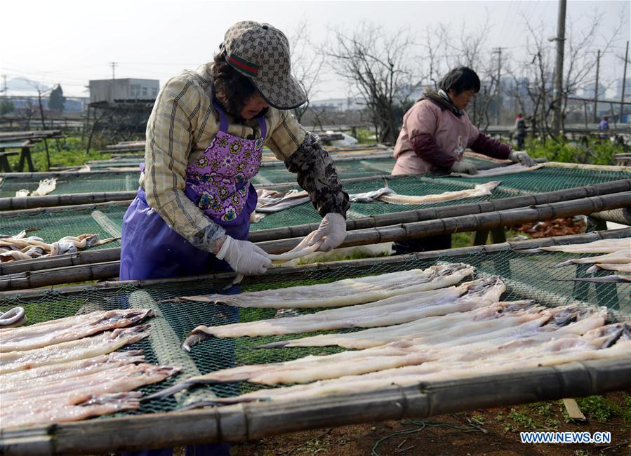 CHINA-DRYING FOOD