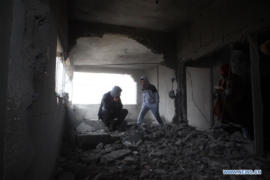 MIDEAST-WEST BANK-HEBRON-CONFLICT-DEMOLITION