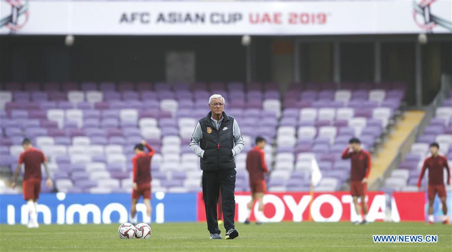 (SP)UAE-AL AIN-SOCCER-AFC ASIAN CUP 2019-ROUND OF 16-CHN-TRAINING SESSION