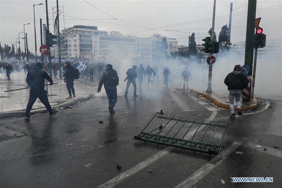 GREECE-ATHENS-RALLY-MACEDONIA-NAME DEAL-CLASHES