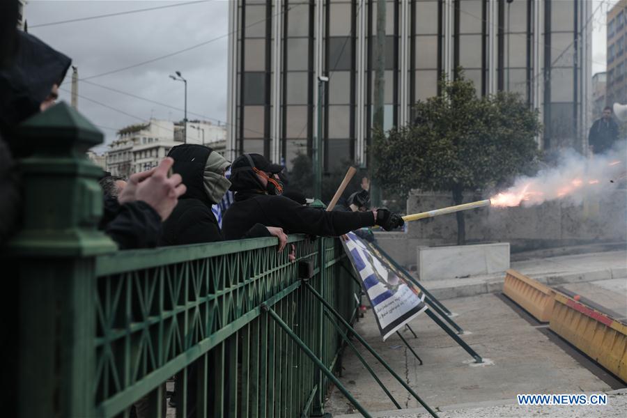 GREECE-ATHENS-RALLY-MACEDONIA-NAME DEAL-CLASHES