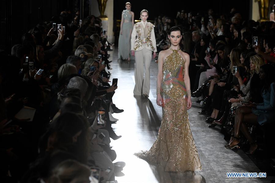 FRANCE-PARIS-FASHION WEEK-HAUTE COUTURE-ELIE SAAB