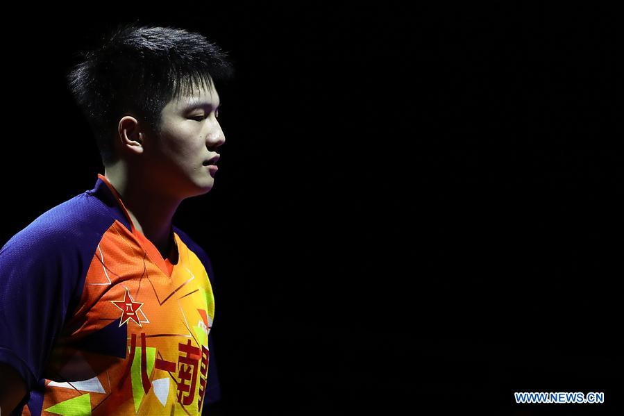 (SP)CHINA-BEIJING-TABLE TENNIS-CTTSL-MEN'S SEMIFINAL-BAYI VS TIANJIN