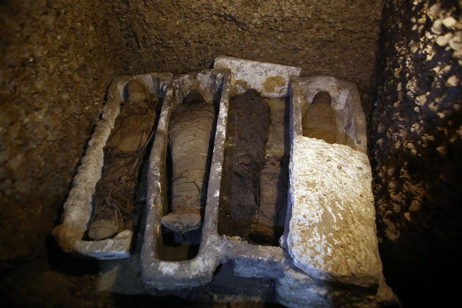 EGYPT-MINYA-ANCIENT TOMBS-EXCAVATION