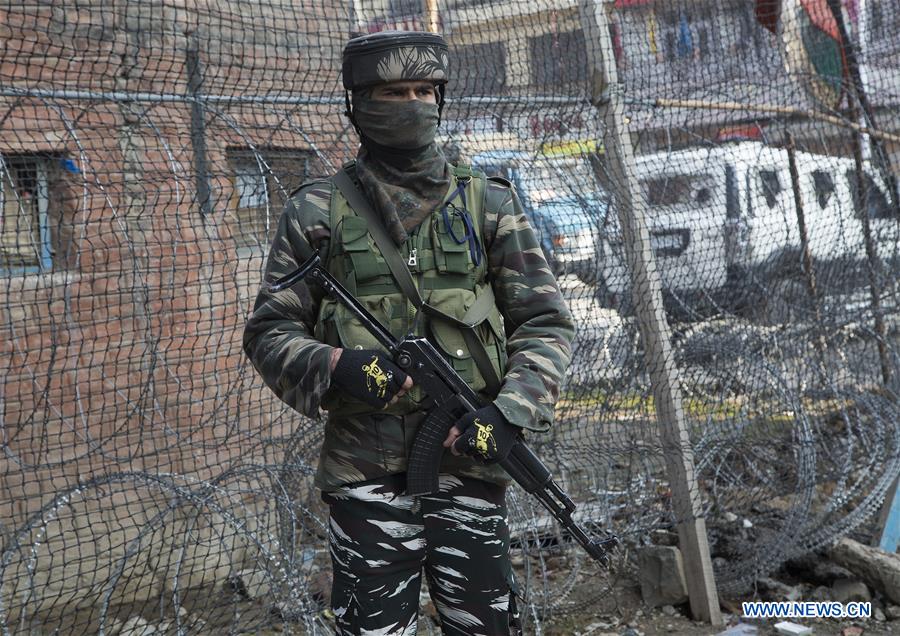 KASHMIR-SRINAGAR-SECURITY MEASURES