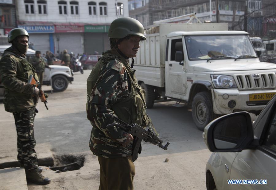 KASHMIR-SRINAGAR-SECURITY MEASURES