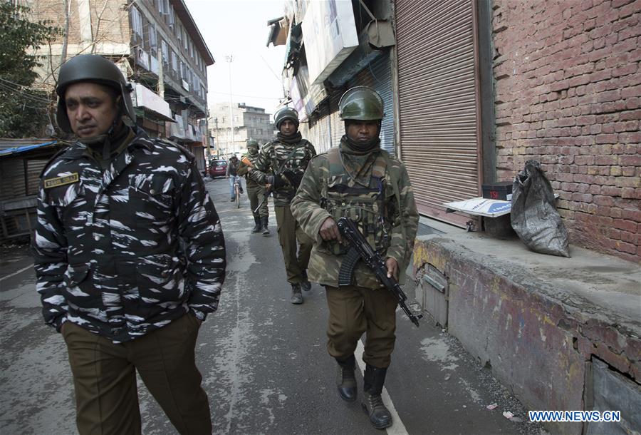 KASHMIR-SRINAGAR-SECURITY MEASURES