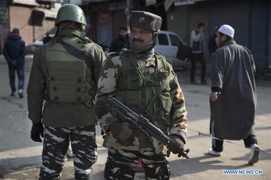 KASHMIR-SRINAGAR-SECURITY MEASURES