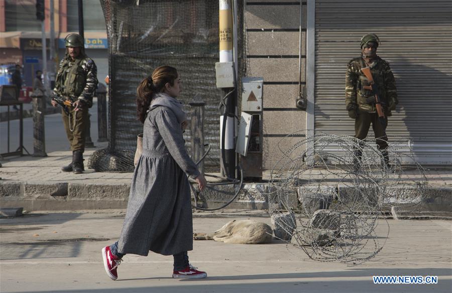 KASHMIR-SRINAGAR-SECURITY MEASURES