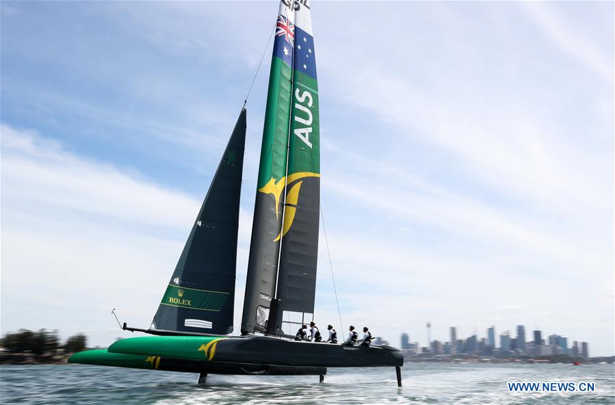 (SP)AUSTRALIA-SYDNEY-SAILING-SAILGP RACE