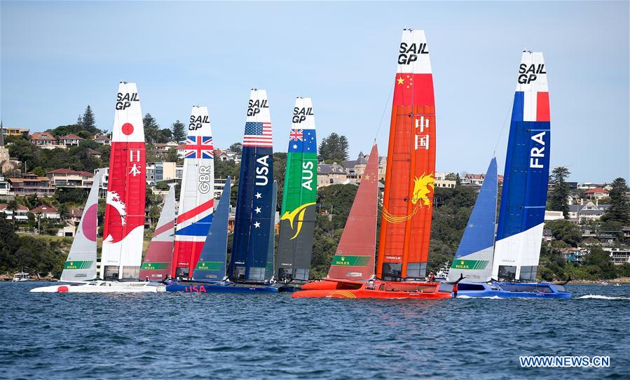 (SP)AUSTRALIA-SYDNEY-SAILING-SAILGP RACE