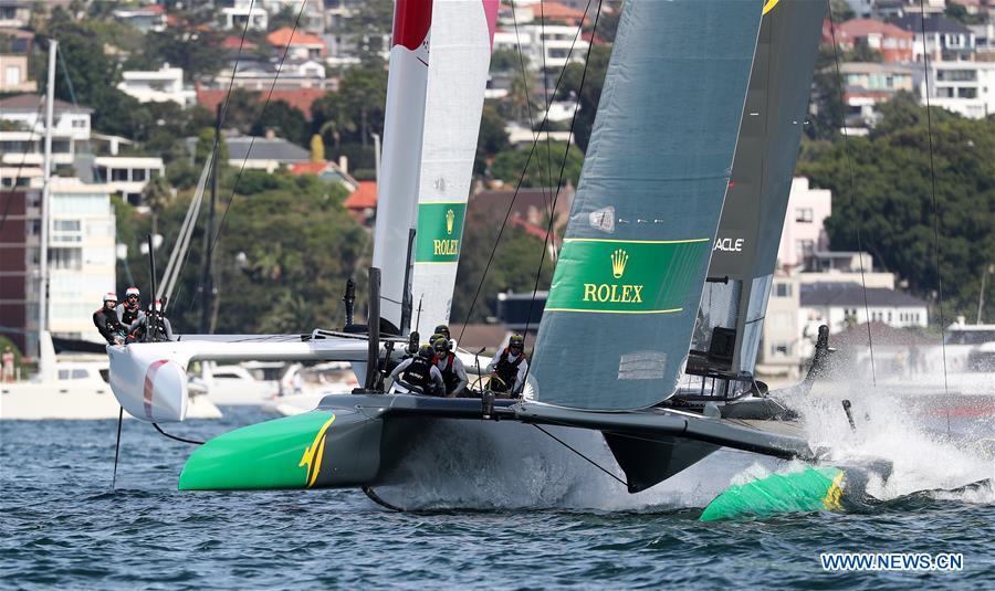 (SP)AUSTRALIA-SYDNEY-SAILING-SAILGP RACE