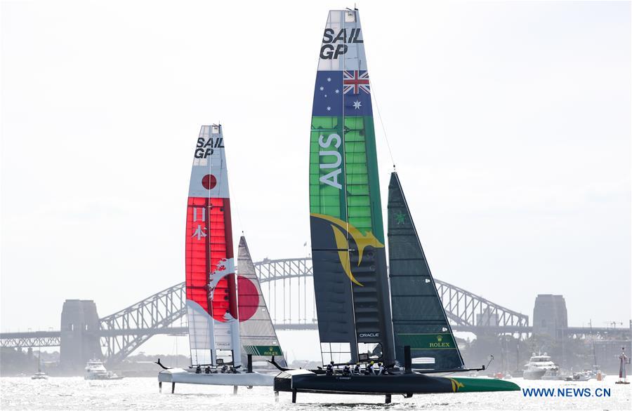 (SP)AUSTRALIA-SYDNEY-SAILING-SAILGP RACE