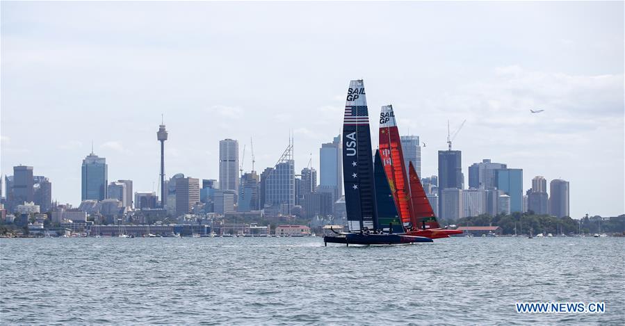 (SP)AUSTRALIA-SYDNEY-SAILING-SAILGP RACE