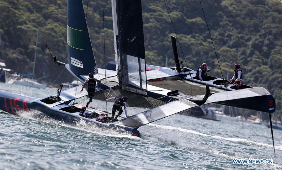 (SP)AUSTRALIA-SYDNEY-SAILING-SAILGP RACE