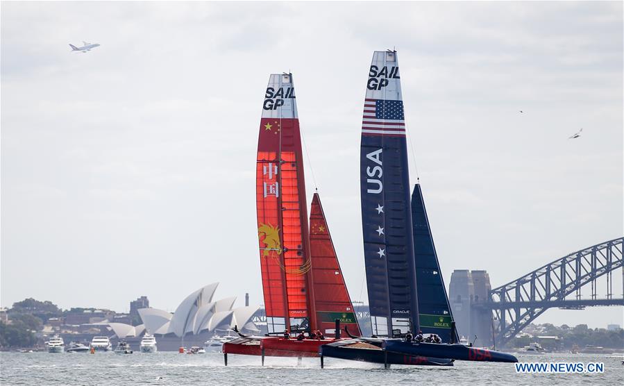 (SP)AUSTRALIA-SYDNEY-SAILING-SAILGP RACE