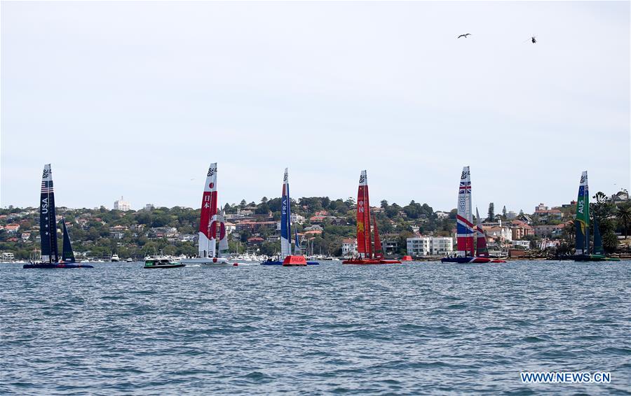 (SP)AUSTRALIA-SYDNEY-SAILING-SAILGP RACE