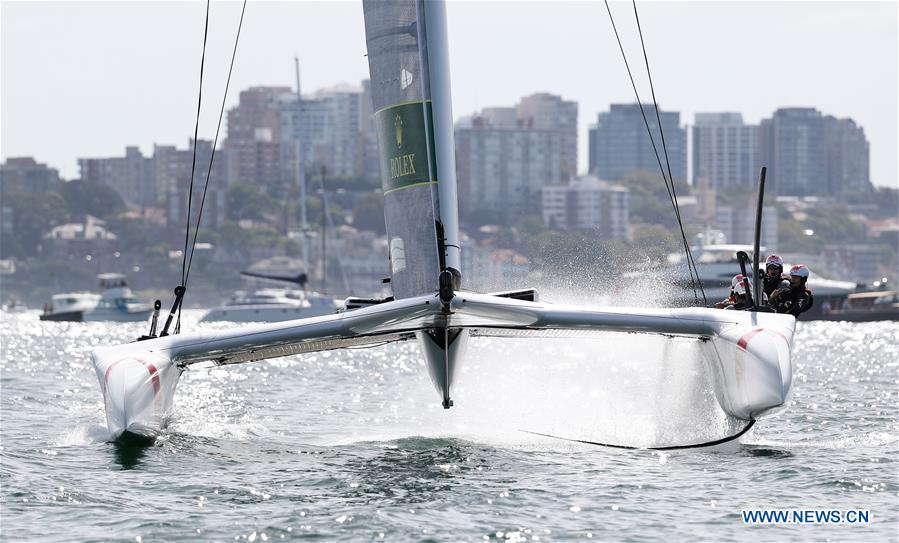 (SP)AUSTRALIA-SYDNEY-SAILING-SAILGP RACE