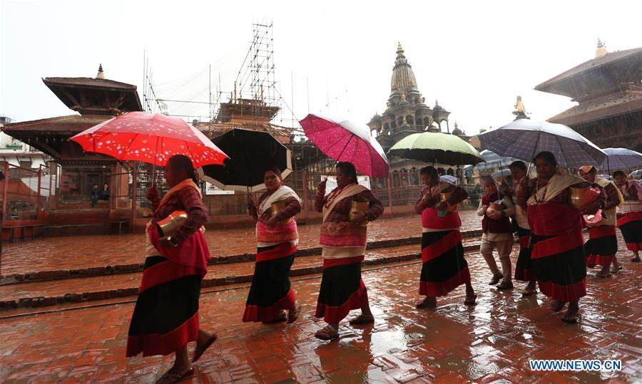 NEPAL-LALITPUR-BHIMSEN PUJA