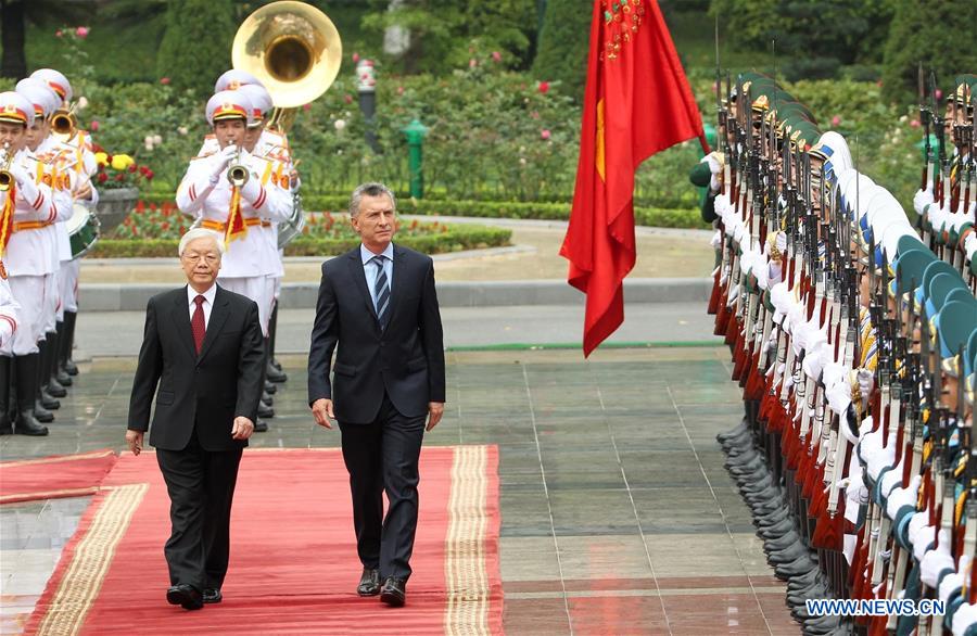 VIETNAM-HANOI-ARGENTINE PRESIDENT-VISIT