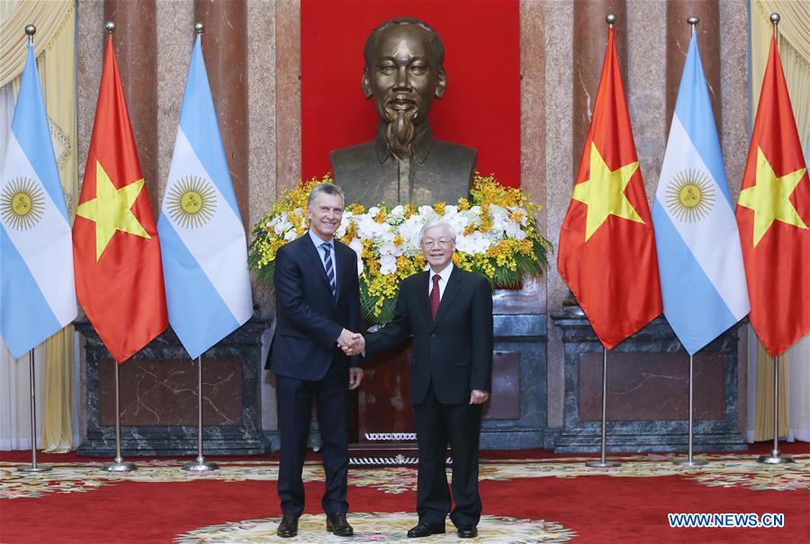 VIETNAM-HANOI-ARGENTINE PRESIDENT-VISIT