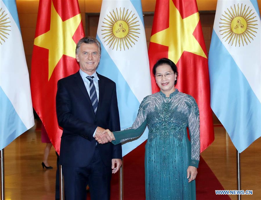 VIETNAM-HANOI-ARGENTINE PRESIDENT-VISIT