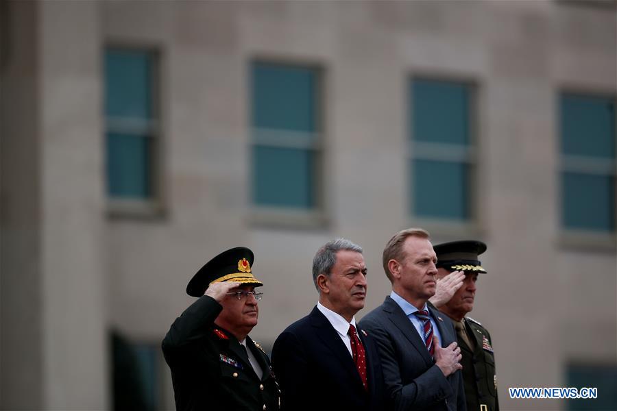 U.S.-ARLINGTON-PATRICK SHANAHAN-TURKEY-DM-HULUSI AKAR-MEETING