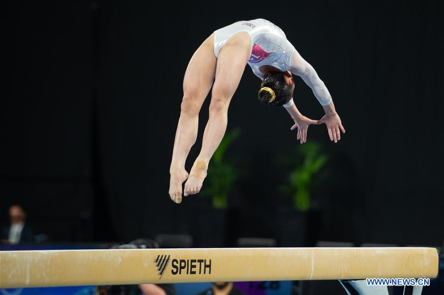 Highlights of World Cup Gymnastics in Melbourne Xinhua English.news.cn