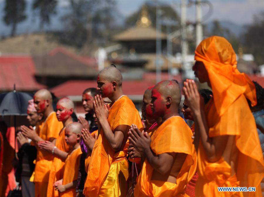 NEPAL-KATHMANDU-CULTURE-BRATABANDHA CEREMONY