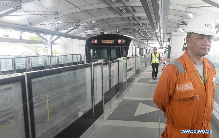 INDONESIA-JAKARTA-MASS RAPID TRANSIT-TRIAL OPERATION