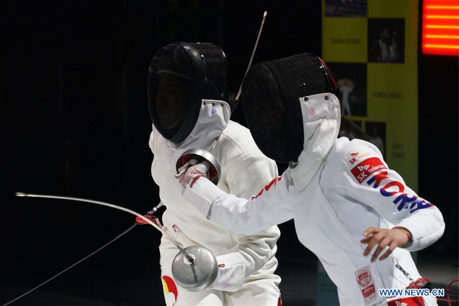 In pics final matches of 2019 Asian Junior and Cadet Fencing