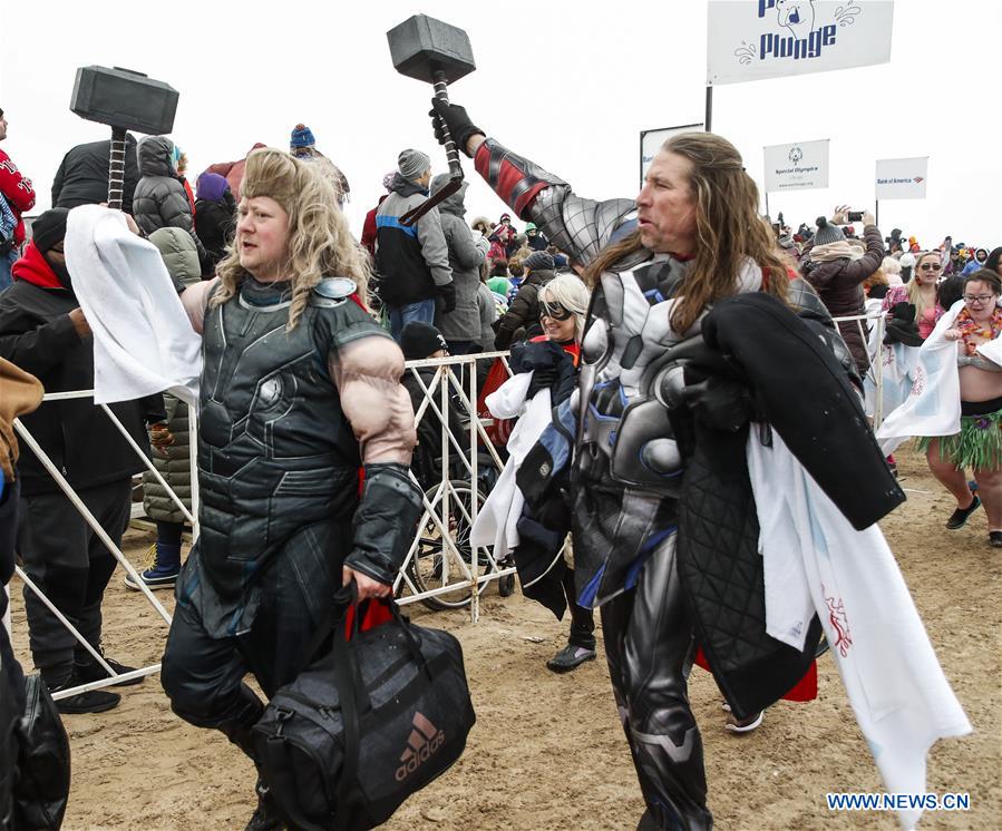 U.S.-CHICAGO-POLAR PLUNGE-SPECIAL OLYMPICS-DONATION