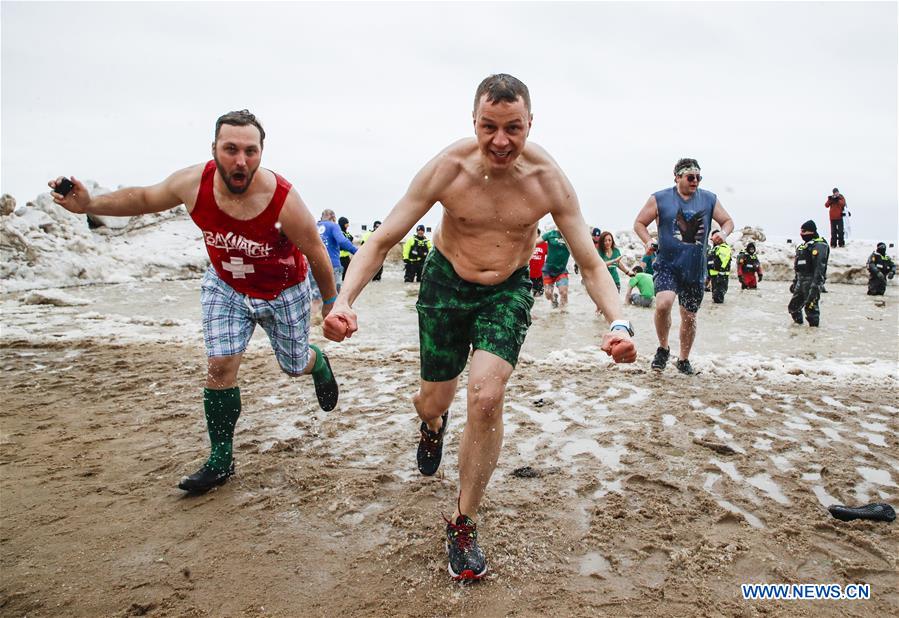 U.S.-CHICAGO-POLAR PLUNGE-SPECIAL OLYMPICS-DONATION